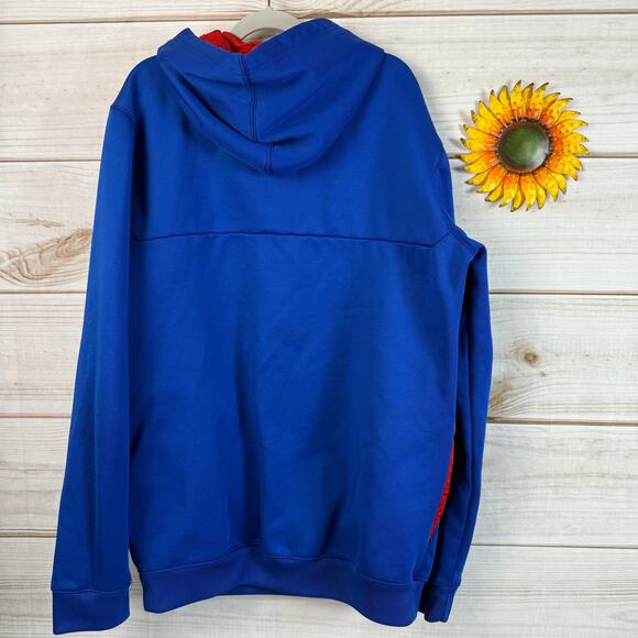 Adidas‎ Detroit Pistons Kids Pullover Hoodie Sweatshirt XL/18 - Picture 2 of 4